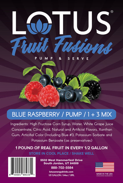 Blue Raspberry Lotus Fruit Fusion Concentrate