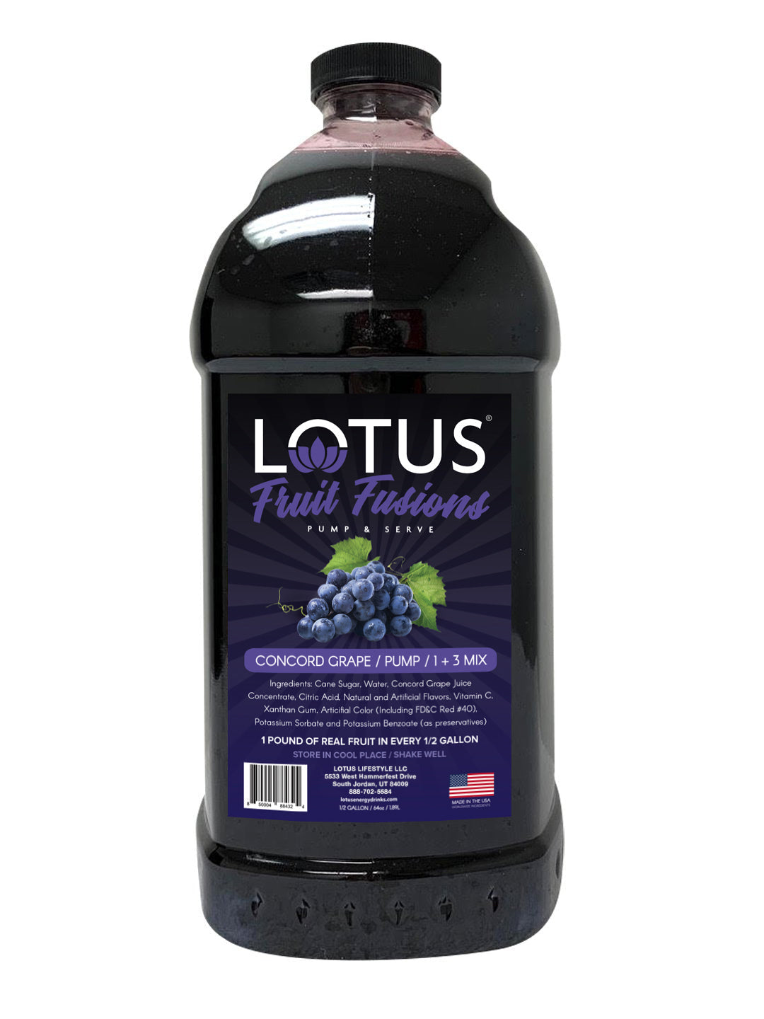 Concord Grape Lotus Fruit Fusion Concentrate
