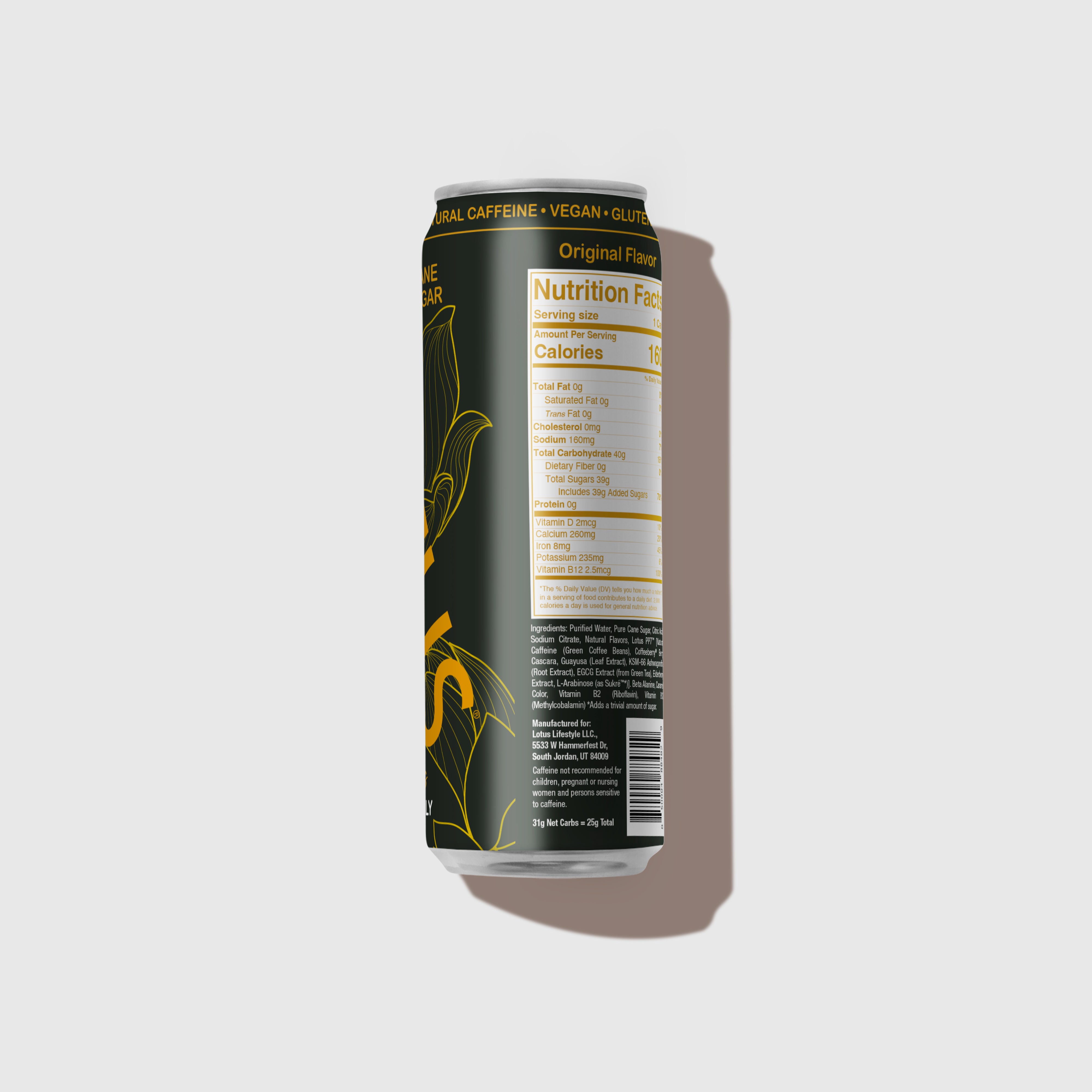 Gold Lotus Plant Power Drink™ (pure cane sugar)
