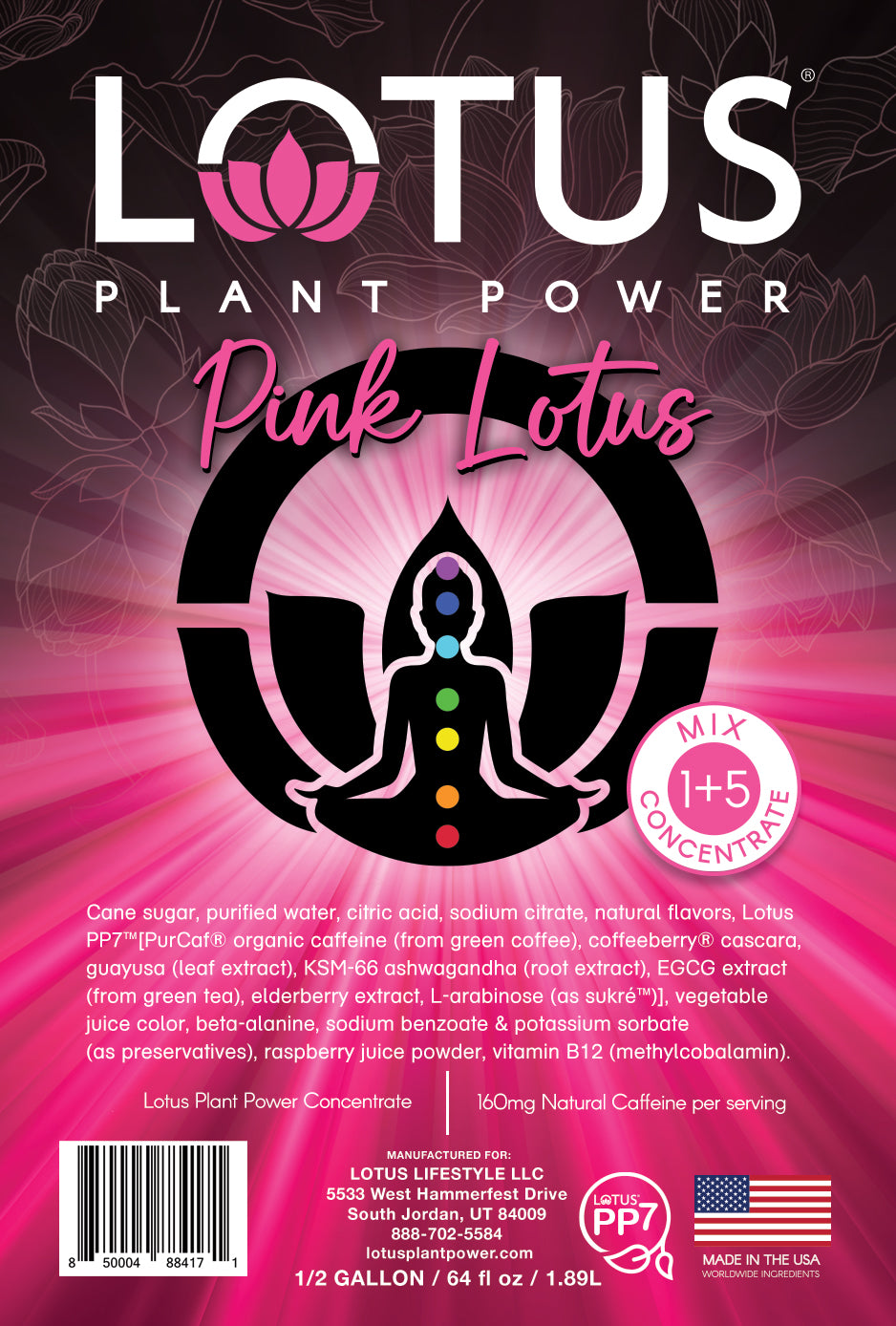 Pink Lotus Plant Power Concentrate