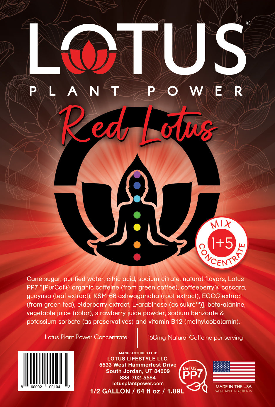 Red Lotus Plant Power Concentrate