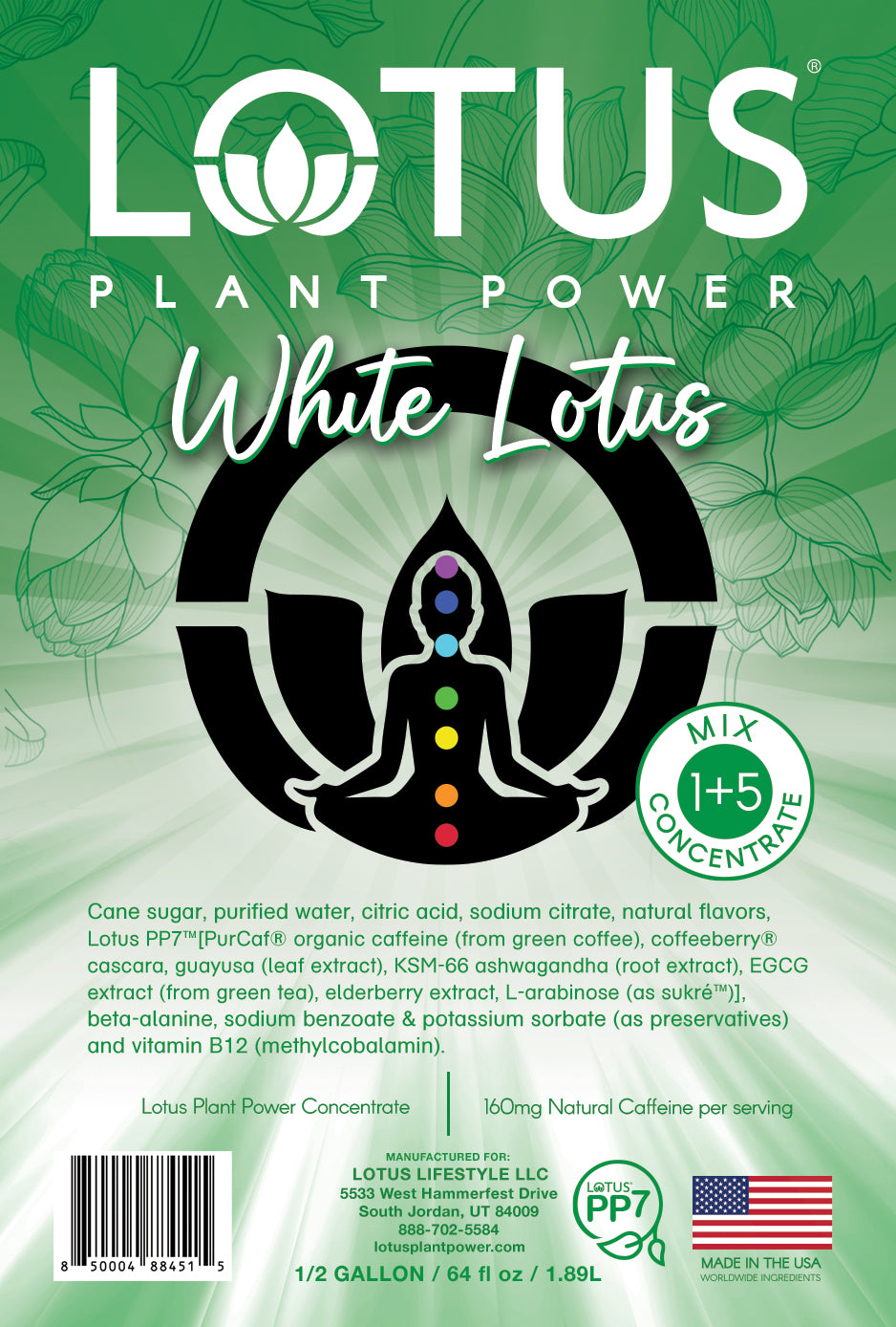 White Lotus Plant Power Concentrate