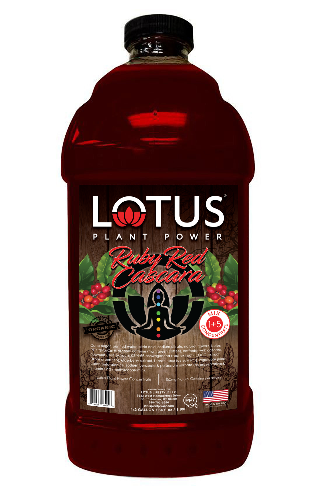 Ruby Red Lotus Cascara Plant Power Concentrate