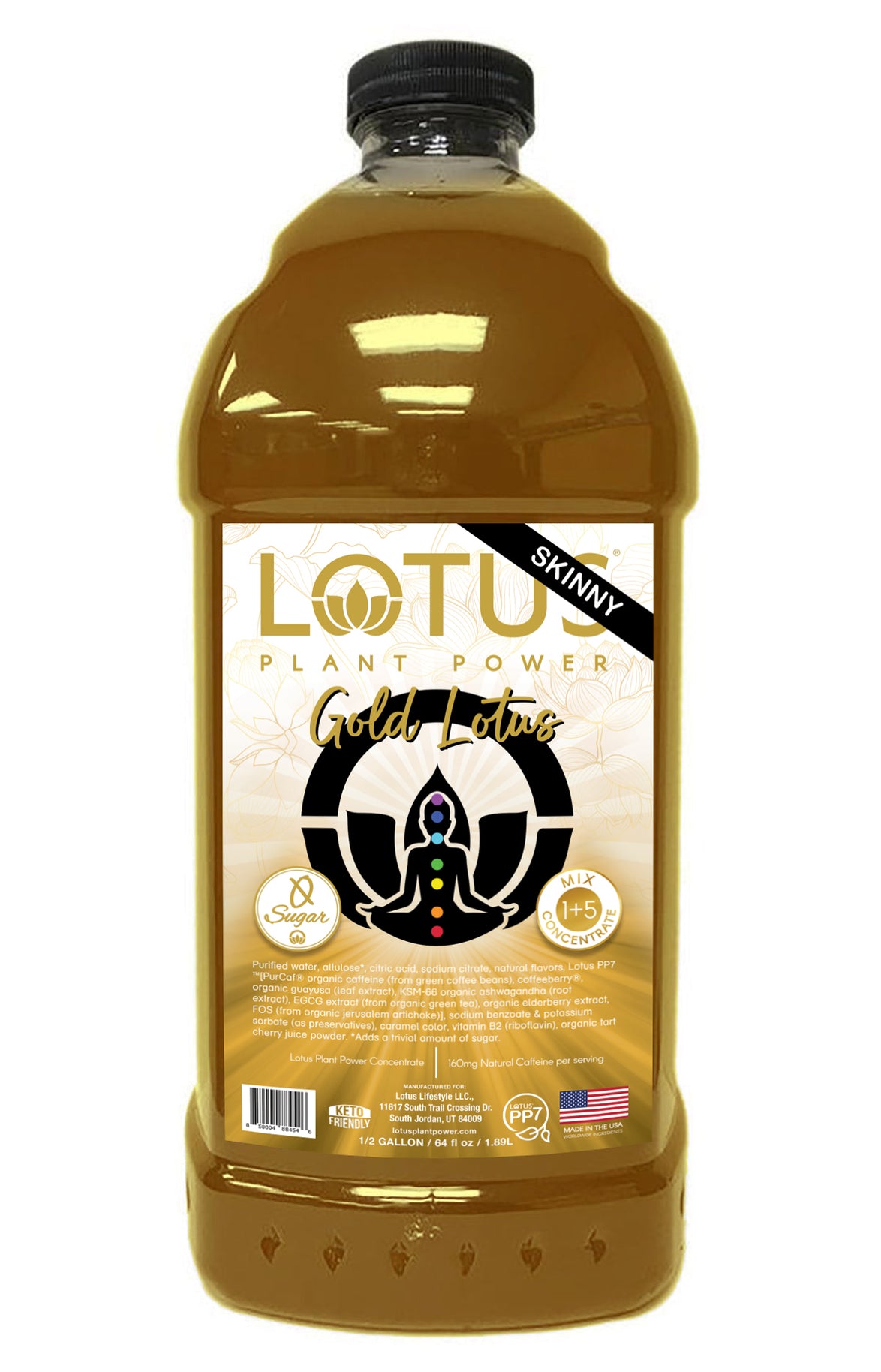 Gold Lotus Plant Power Zero Sugar Concentrate