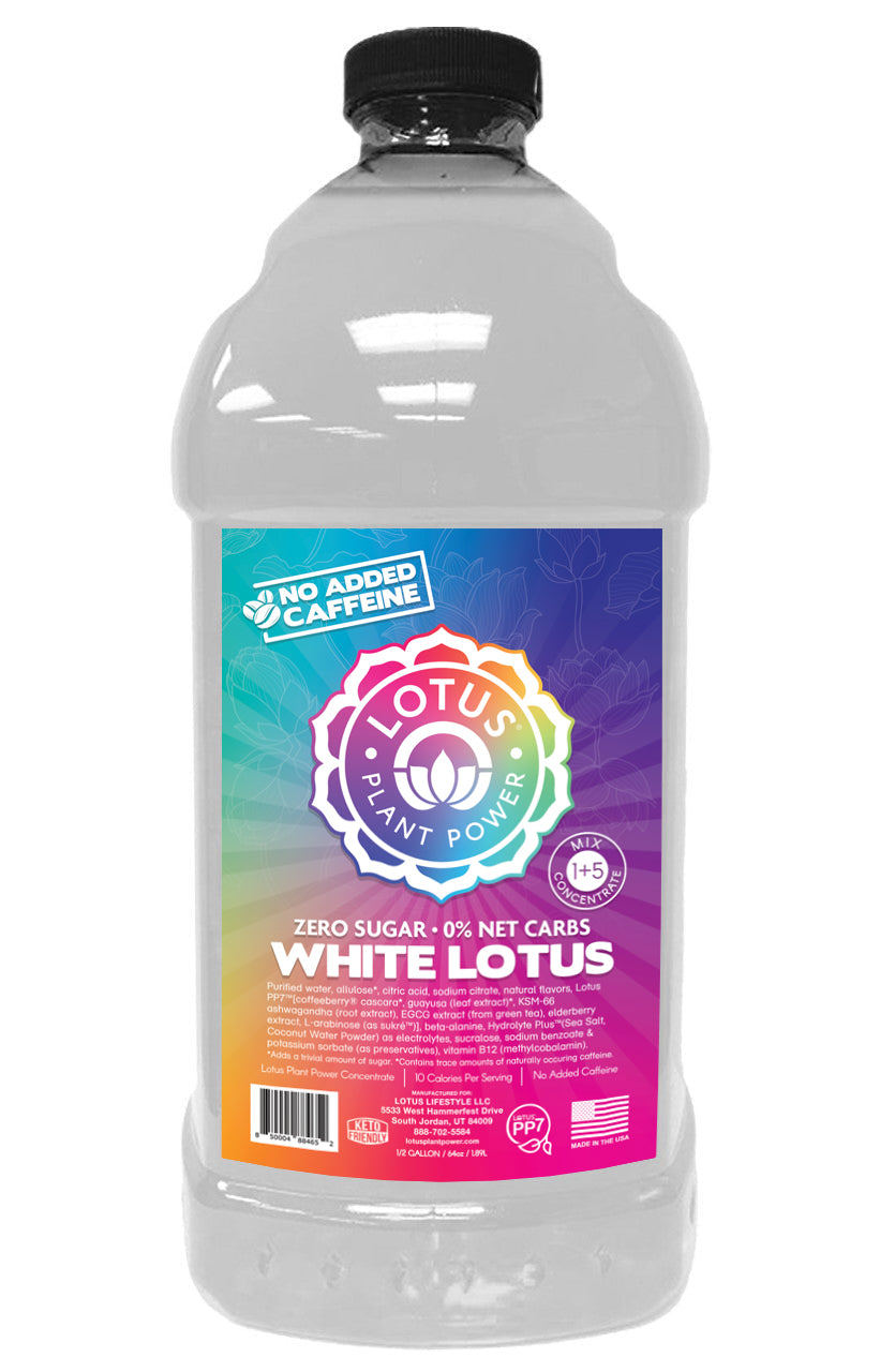 No Added Caffeine White Lotus