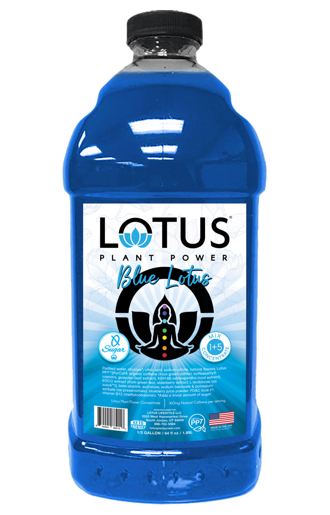 Blue Lotus Plant Power Zero Sugar Concentrate