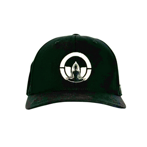 Lotus Plant Power Yoga Logo 6-Panel Hats