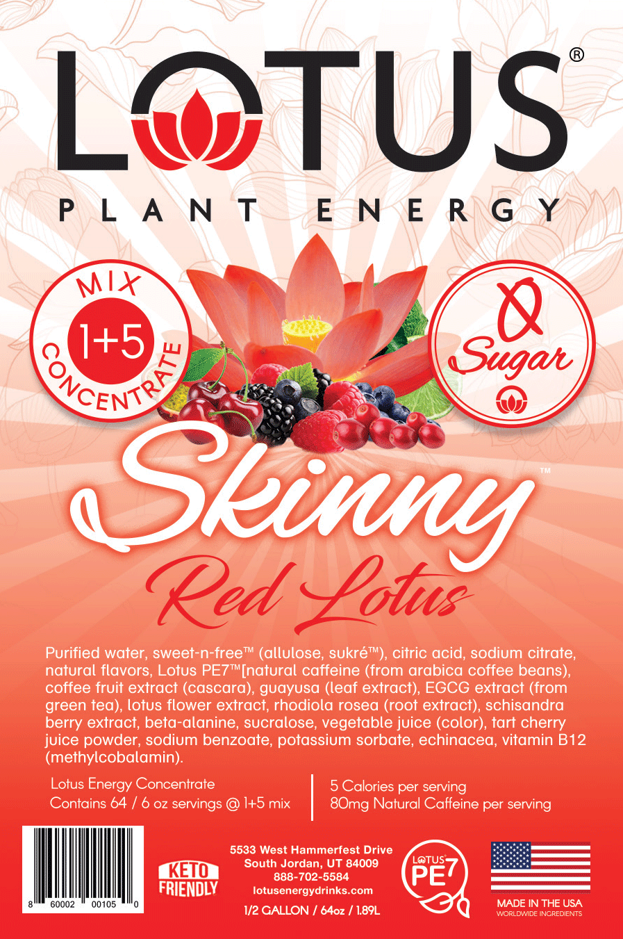 Skinny Red Lotus Energy Concentrate