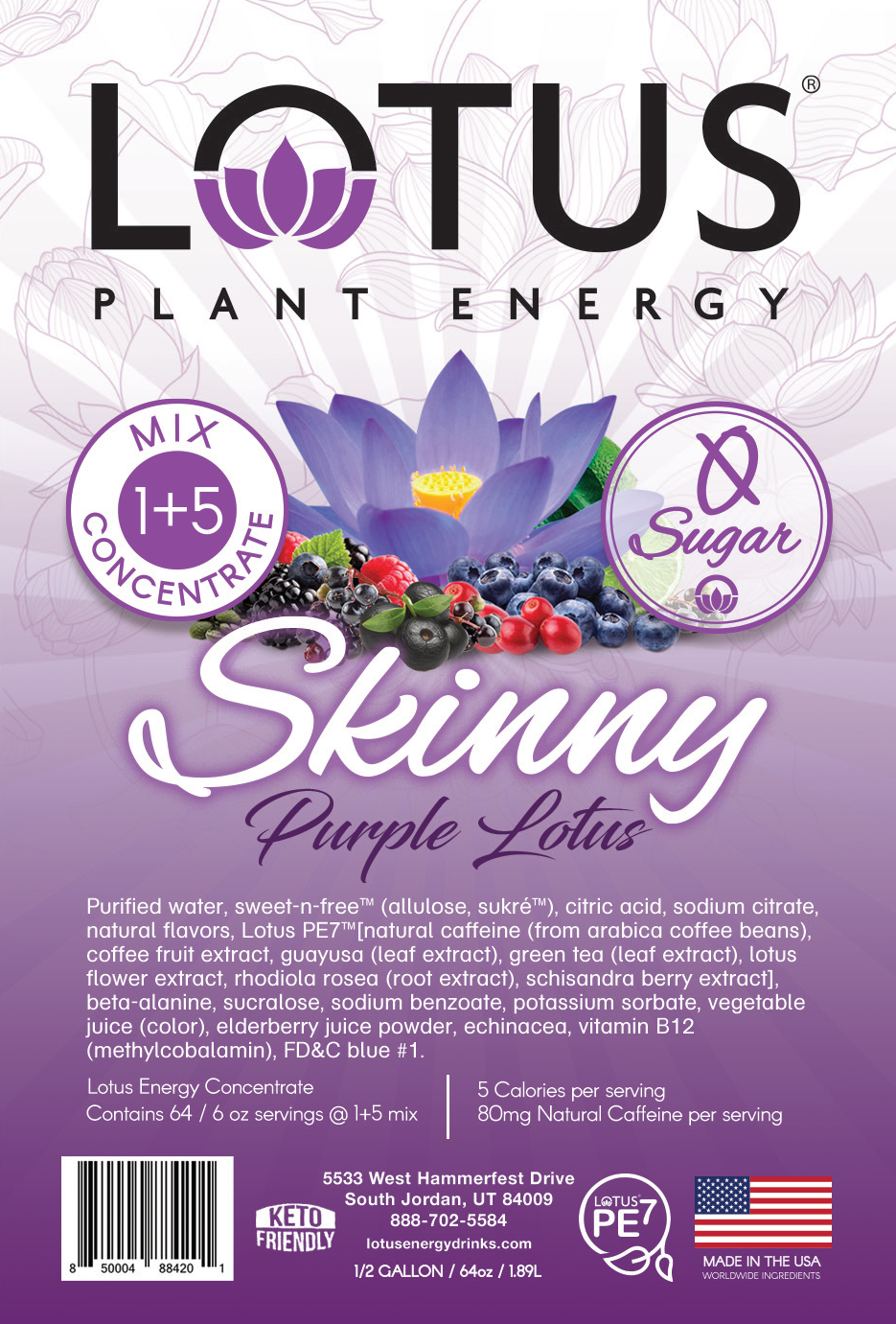 Skinny Purple Lotus Energy Concentrate