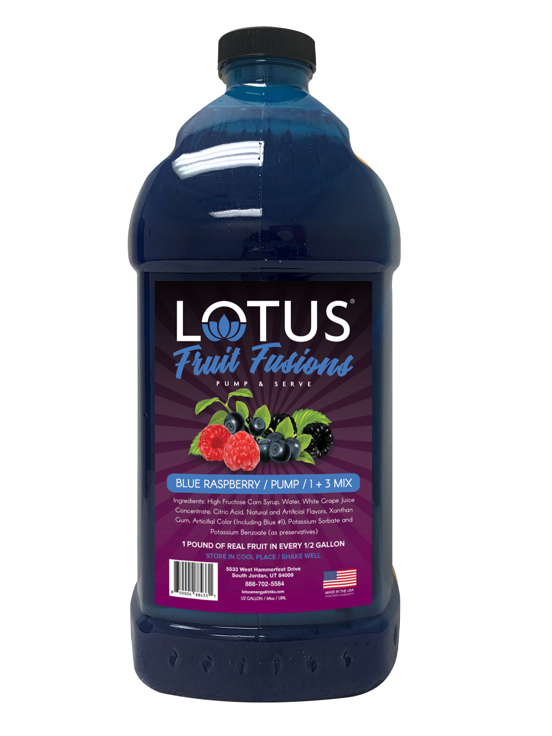 Blue Raspberry Lotus Fruit Fusion Concentrate – Lotus Energy