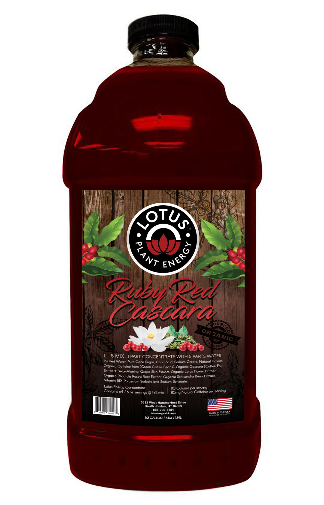 Ruby Red Lotus Cascara Energy Concentrate