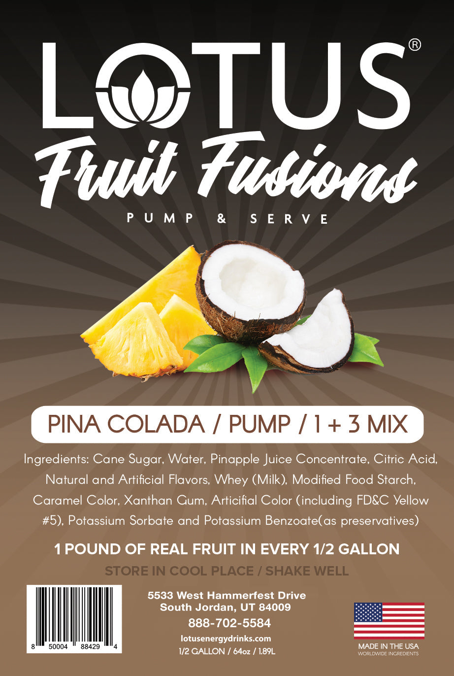 Pina Colada Lotus Fruit Fusion Concentrate