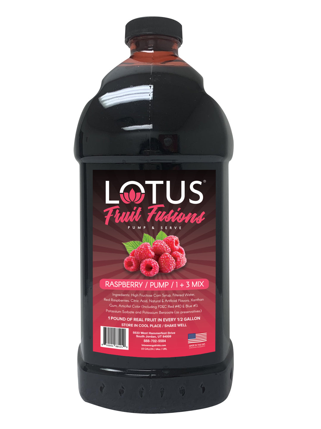 Raspberry Lotus Fruit Fusion Concentrate