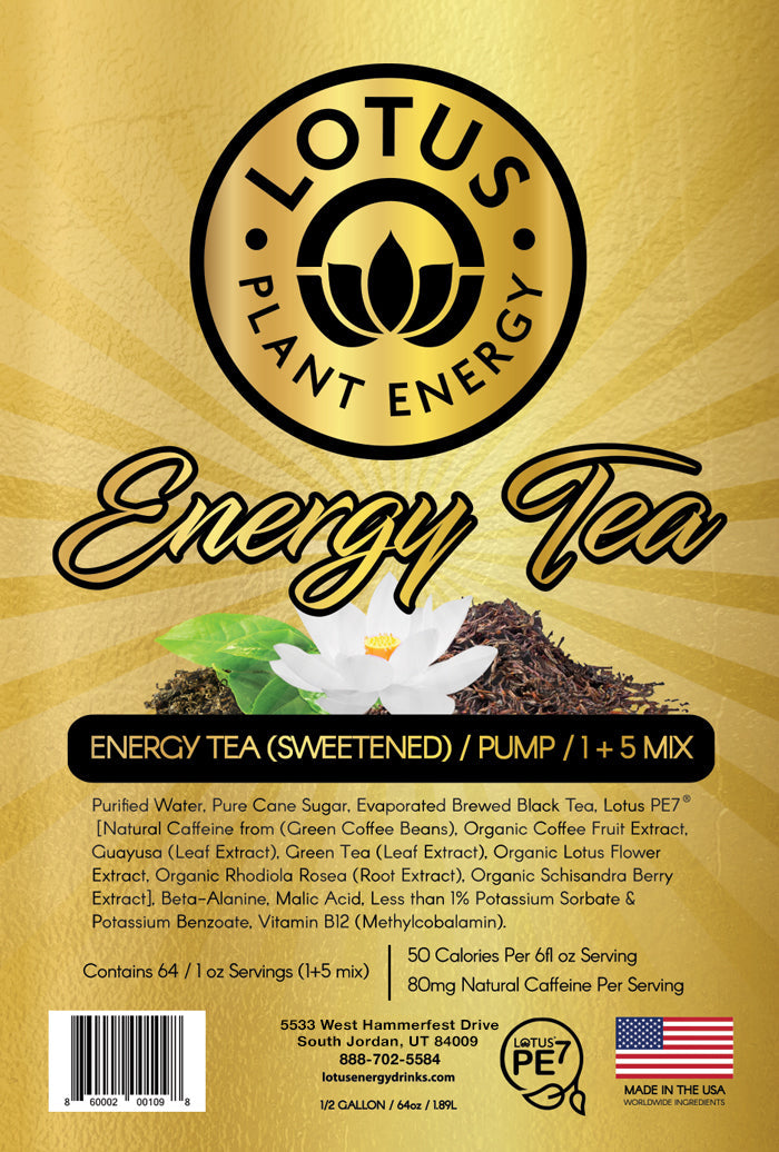 Lotus Energy Tea Concentrate (Naturally Sweetened)