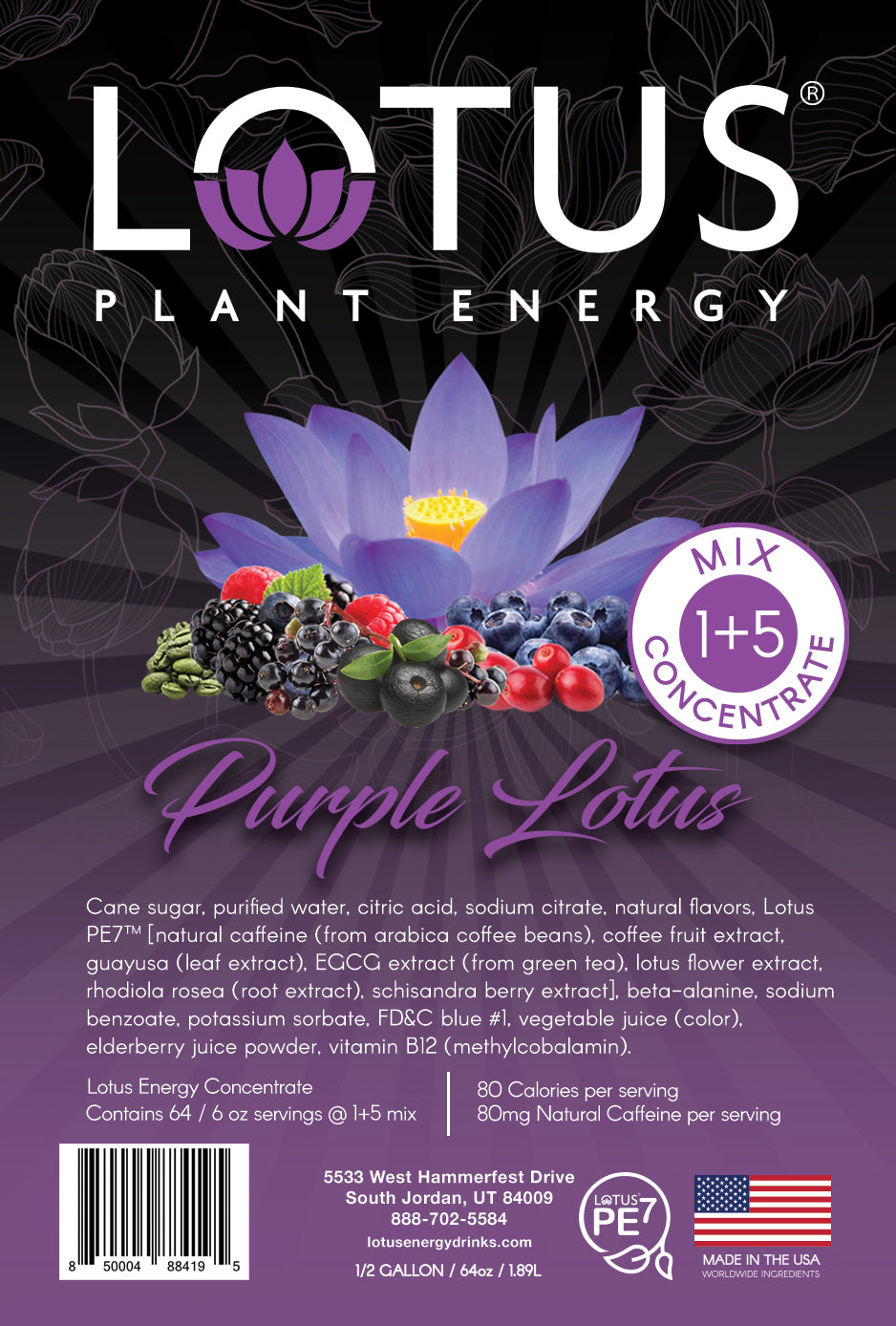 Purple Lotus Energy Concentrate