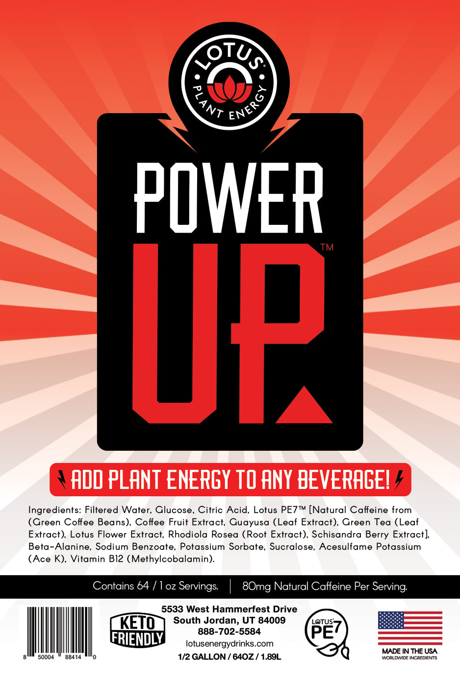 Lotus Power UP Energy Concentrate