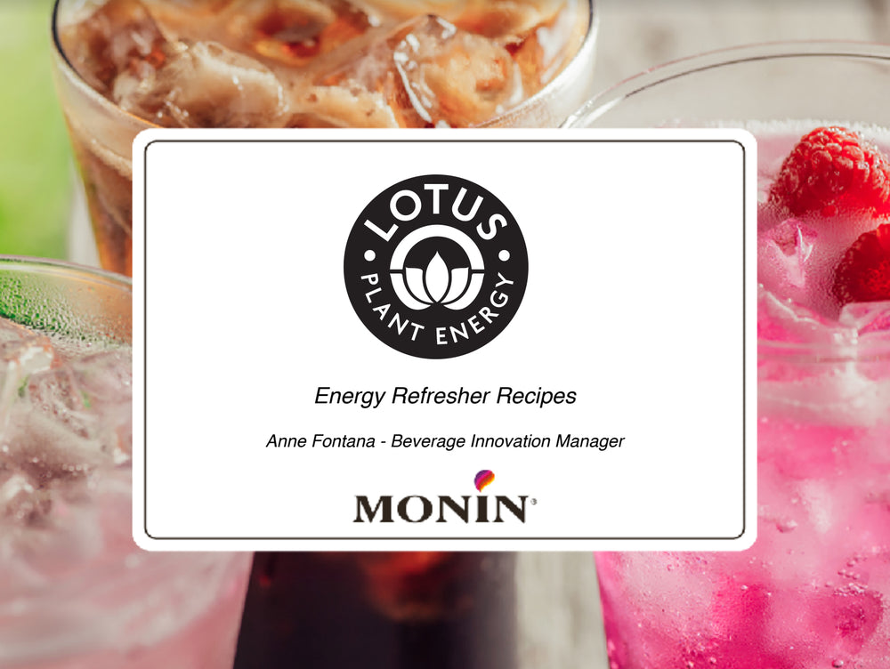 Monin Syrups Recipe Card